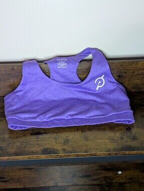 Peloton Women's Purple Racerback Large Sports Bra